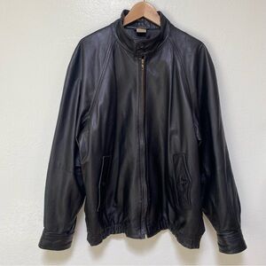 Vintage Paul Stuart Bomber Leather Jacket Men's M